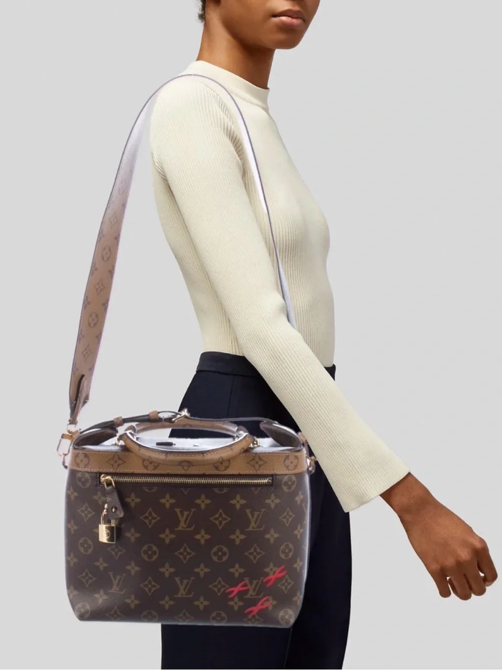 Authentic Louis  Vuitton Reverse Monogram City Cruiser PM Shoulder/Top